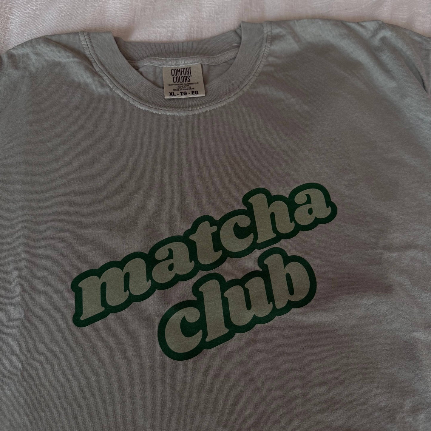 Matcha Club Homebody Oversized Trendy Graphic Tee For Women
