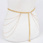 Rhinestone Chain Belt