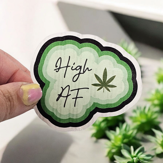 High AF Vinyl Sticker