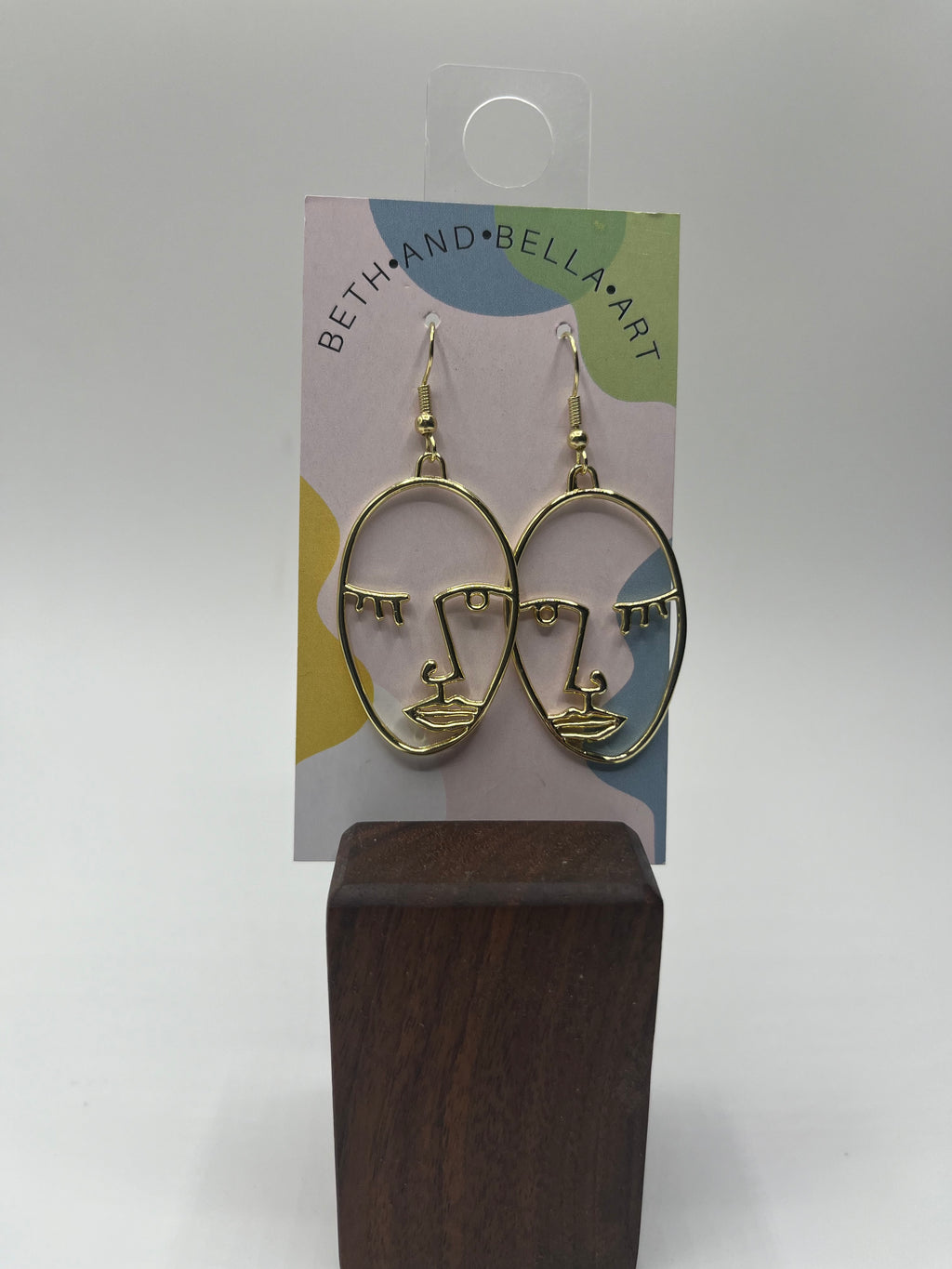 Beth and Bella Art Earrings - Wink