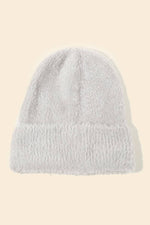 Assorted Color Fuzzy Ribbed Beanie