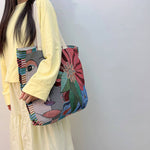 The Muse Embroidered Tote Bag