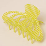 Retro Plaid Claw Clip