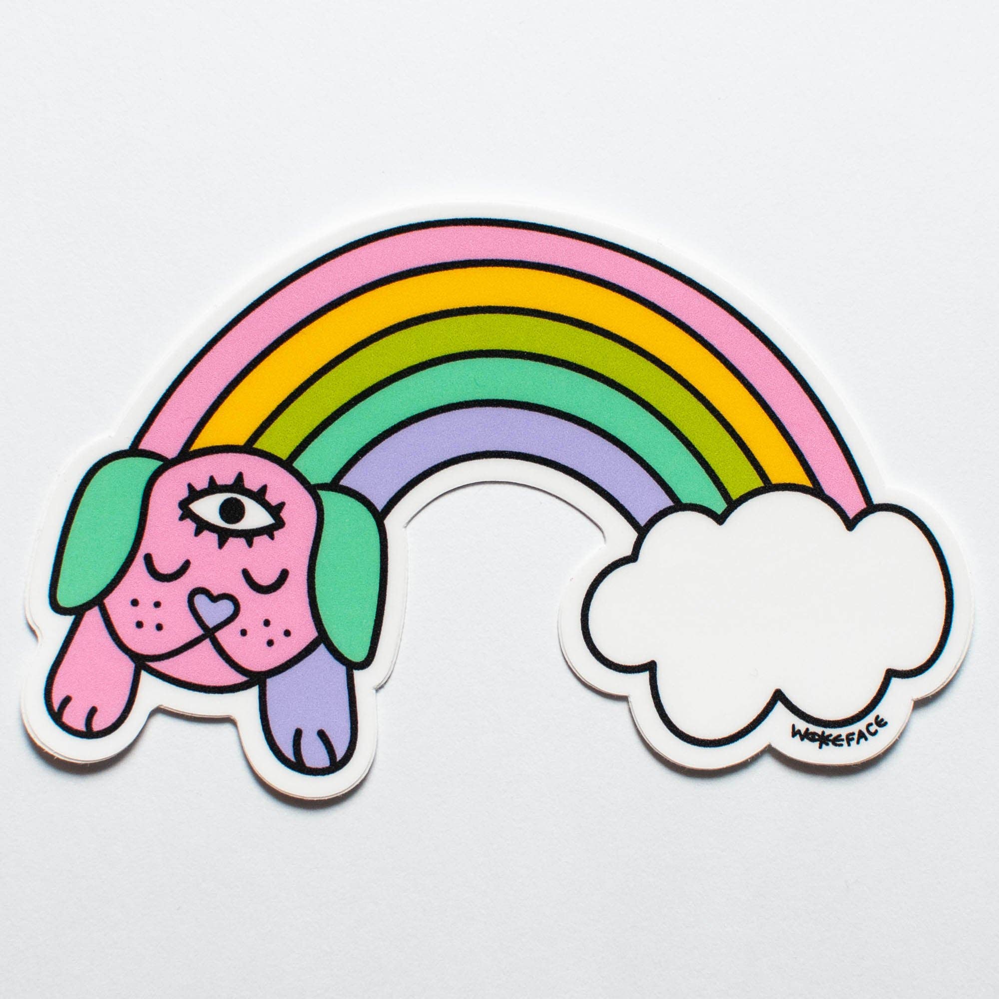 Sticker - Rainbow Dog