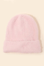 Assorted Color Fuzzy Ribbed Beanie