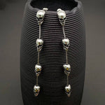 Halloween Skull Fringe Earrings - GT