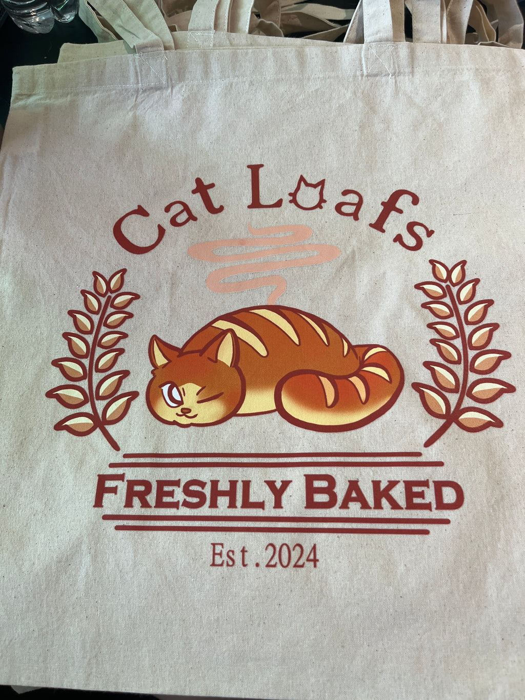 Cat Loaf Tote Bag