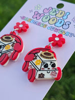 Retro Kids Telephone Multilayered Earrings
