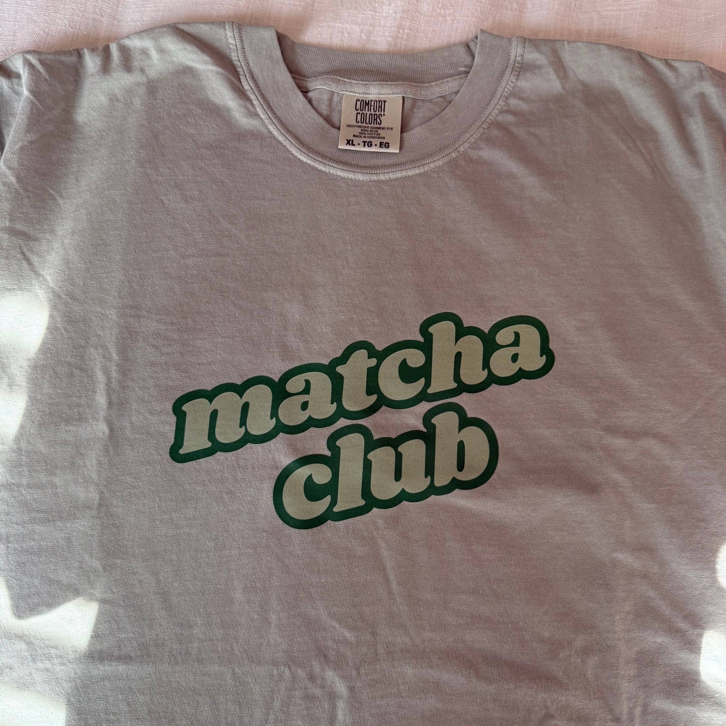 Matcha Club Homebody Oversized Trendy Graphic Tee For Women