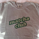 Matcha Club Homebody Oversized Trendy Graphic Tee For Women