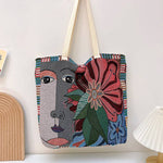 The Muse Embroidered Tote Bag