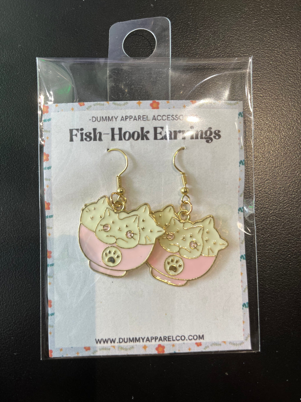 Bowl of Cats Earrings