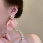 Floral Drop Petal Earrings