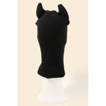Knitted Horned Balaclava