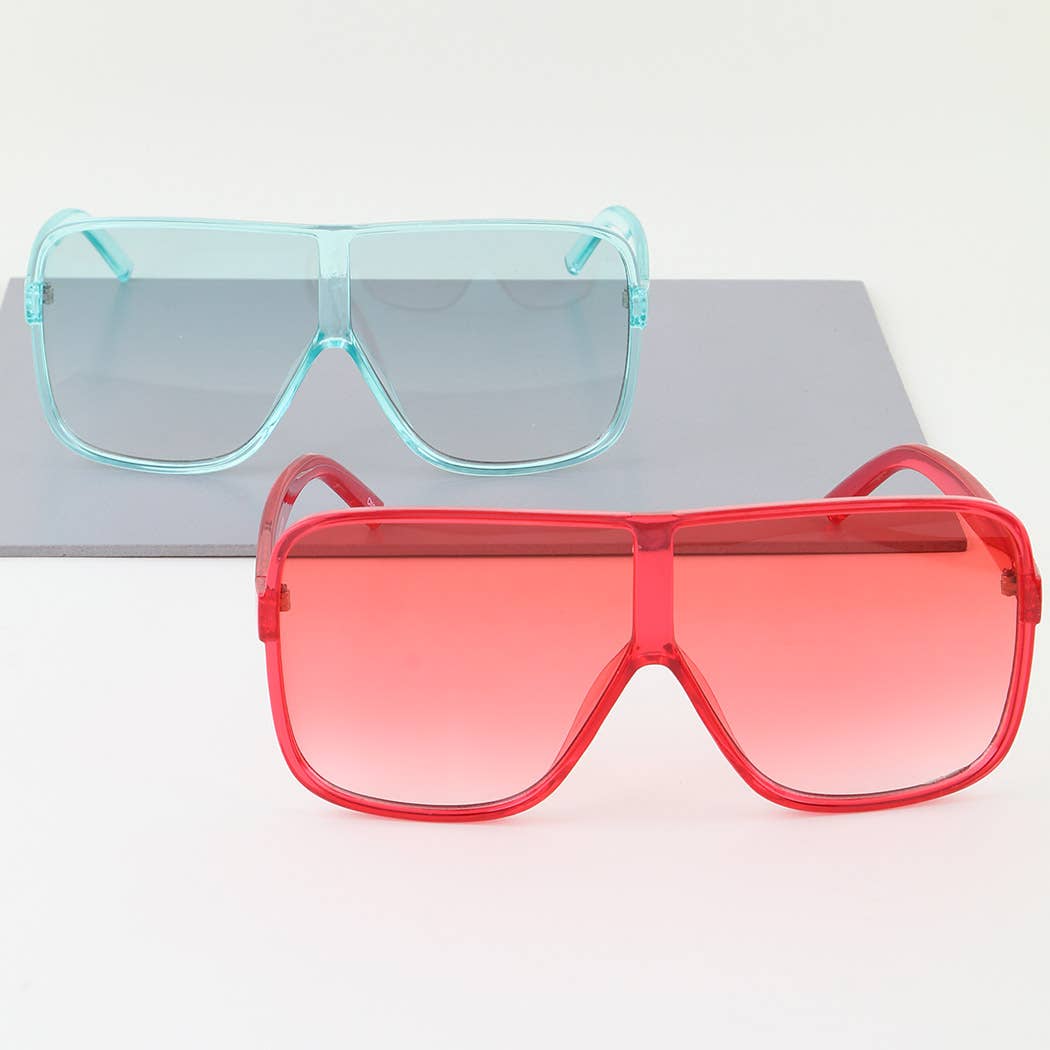 Bright Summertime Straight Sunglasses