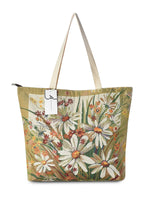 Cosbai - Floral Large Capacity Tote Bag