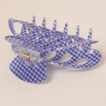Retro Plaid Claw Clip