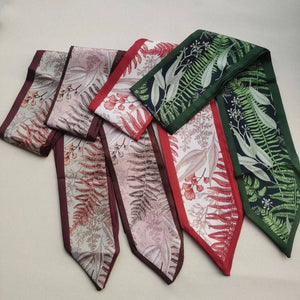 Scarvii - Plant-Print Neck Scarf - Classic & Soft