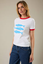 SARDINE GRAPHIC T-SHIRT - CREW NECK SHORT SLEEVE