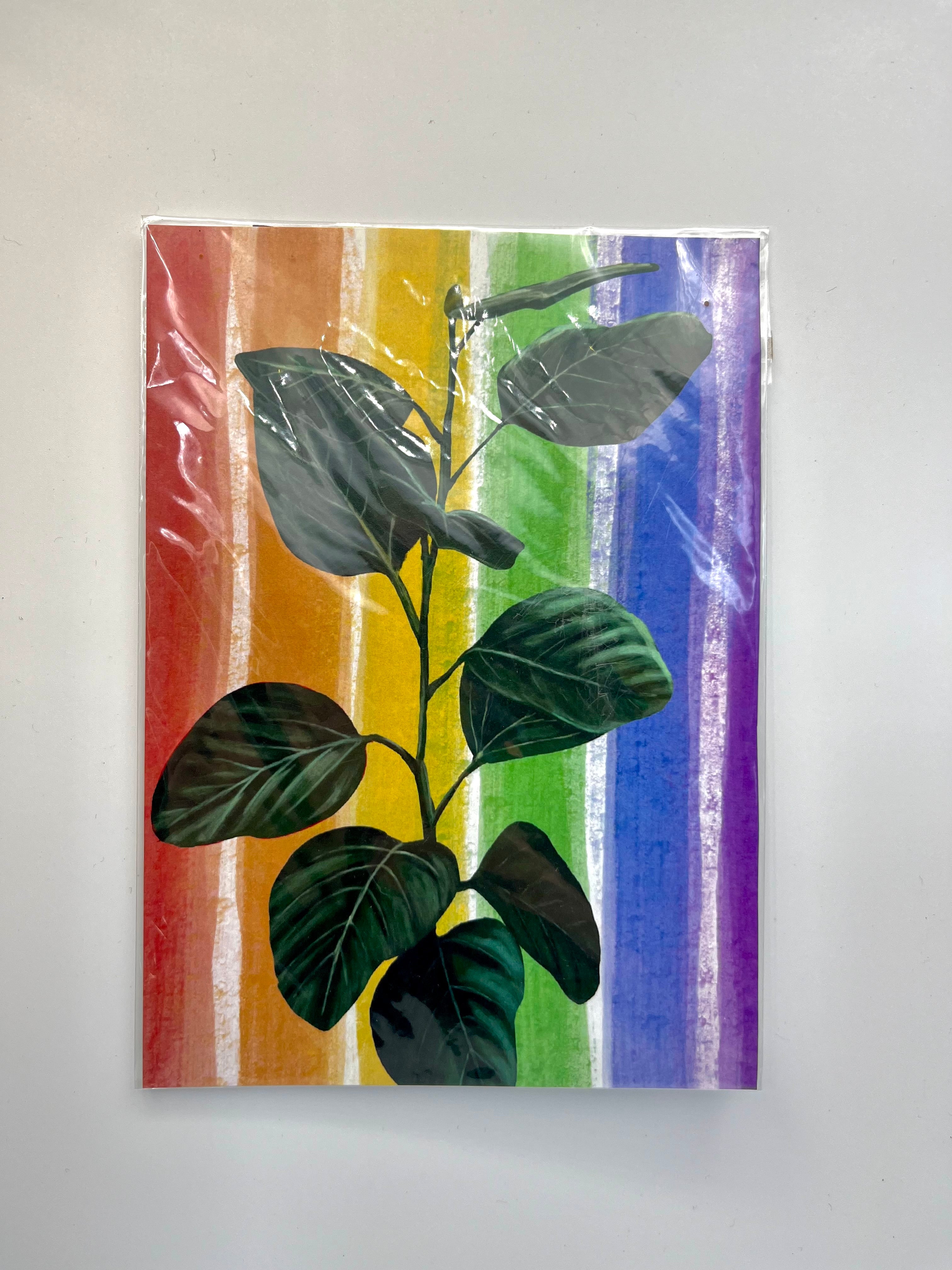 V.P. Artistry Print - Leaves Gay Pride