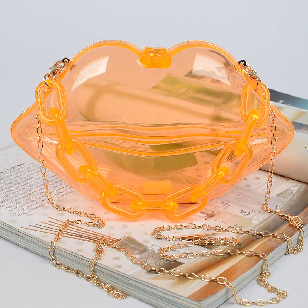 Clear Lip Plastic Hand Bag
