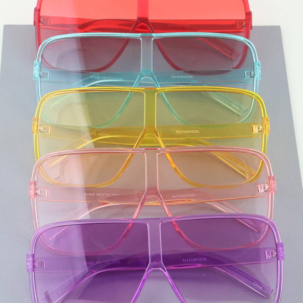 Bright Summertime Straight Sunglasses