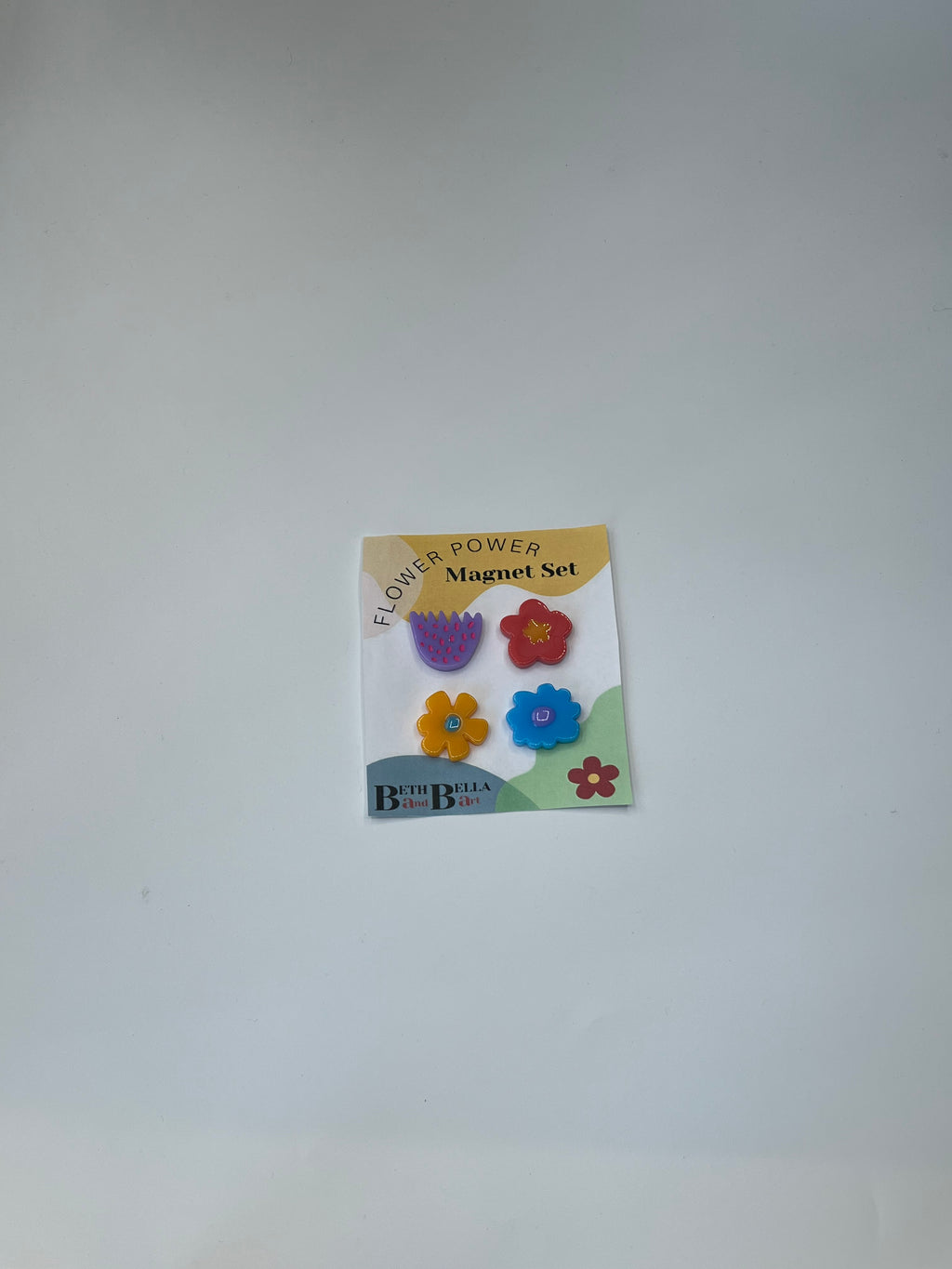 Beth and Bella Art Magnet Set - Flower Power