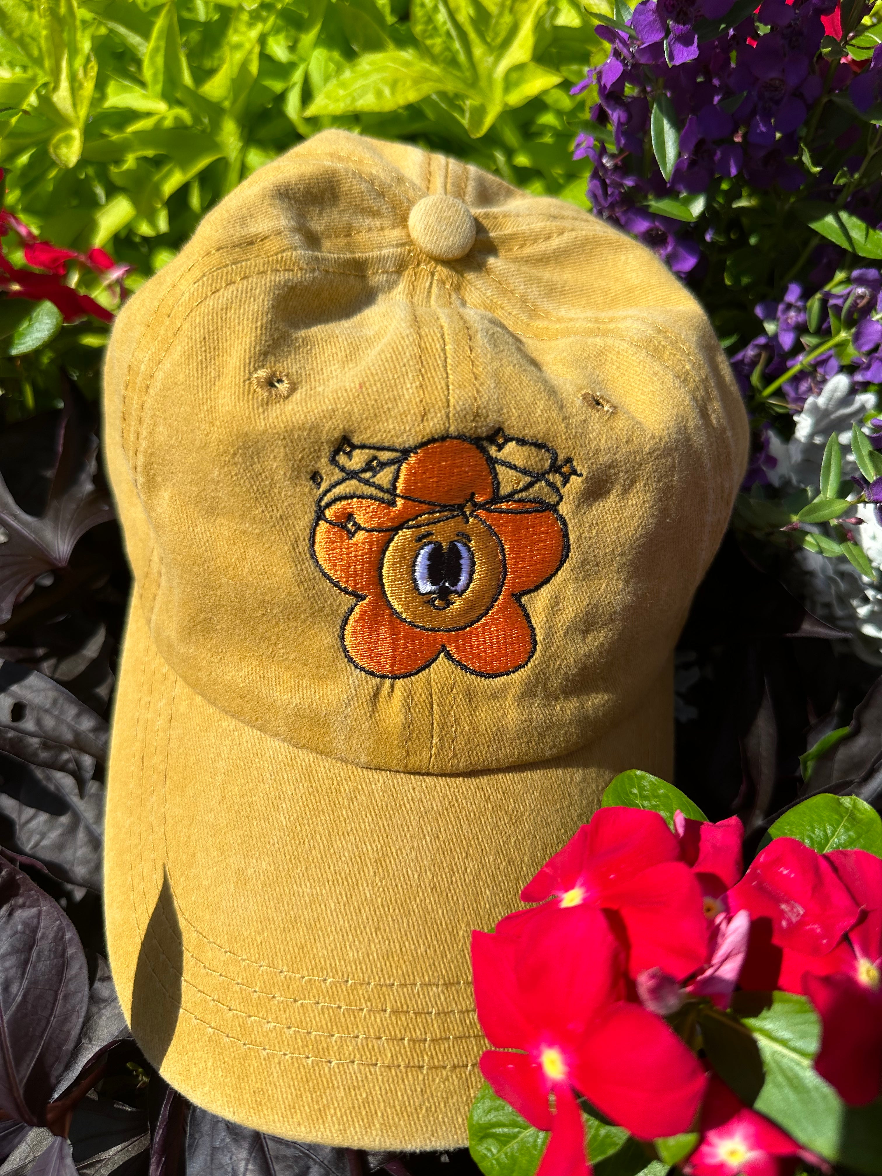 Happy Flower Dad Hat
