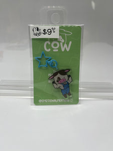 Sour Bunny Studios - Cow Keychain