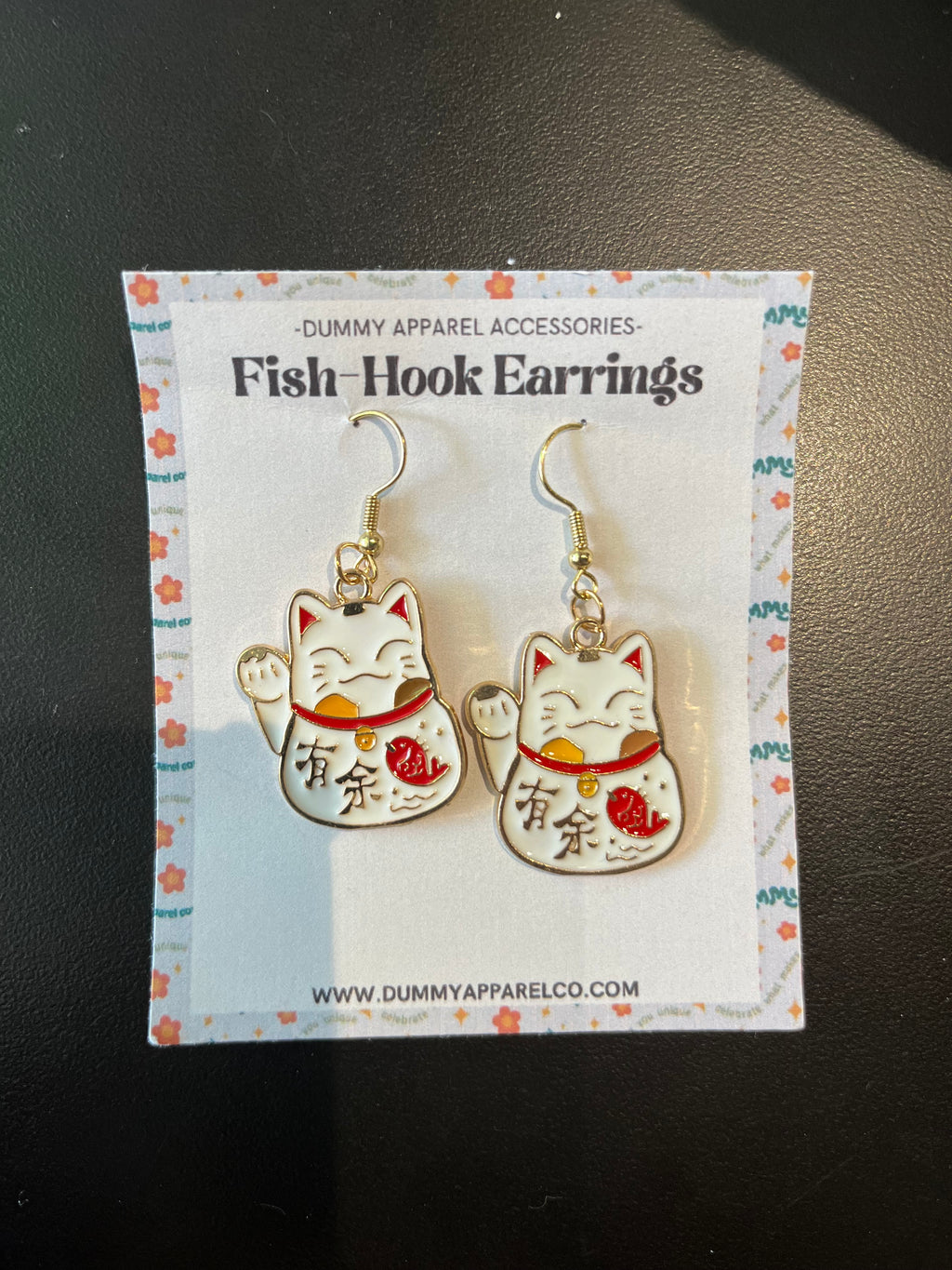 Lucky Cat Earrings