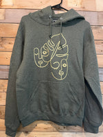 Monstera Face Hoodie