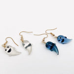 Halloween Resin Ghost Pendant Earrings