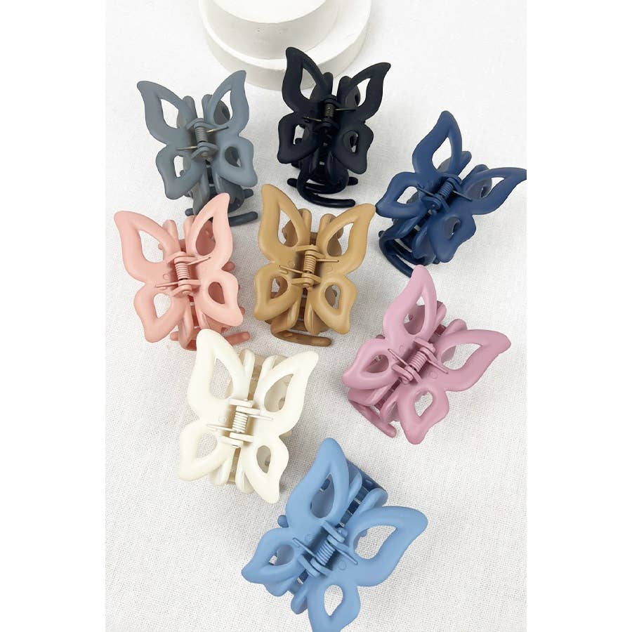 Matte Butterfly Claw Clip