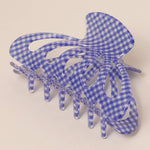 Retro Plaid Claw Clip