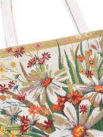 Cosbai - Floral Large Capacity Tote Bag
