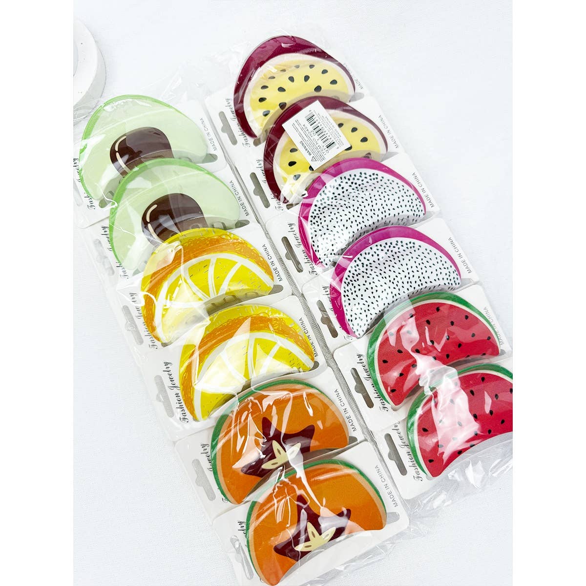 Fruit and Avocado Theme Claw Clip