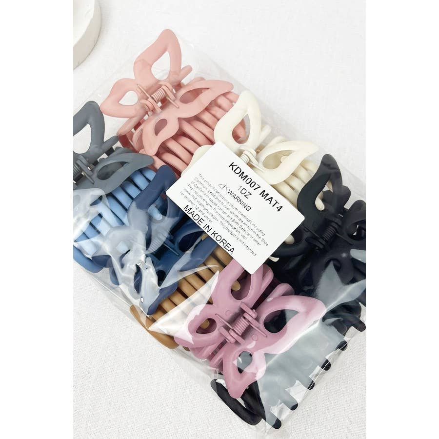 Matte Butterfly Claw Clip