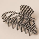 Retro Plaid Claw Clip