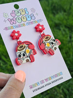 Retro Kids Telephone Multilayered Earrings