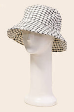 Checkered Pattern Bucket Hat