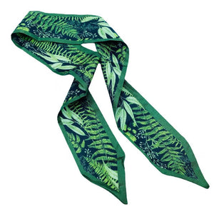 Scarvii - Plant-Print Neck Scarf - Classic & Soft