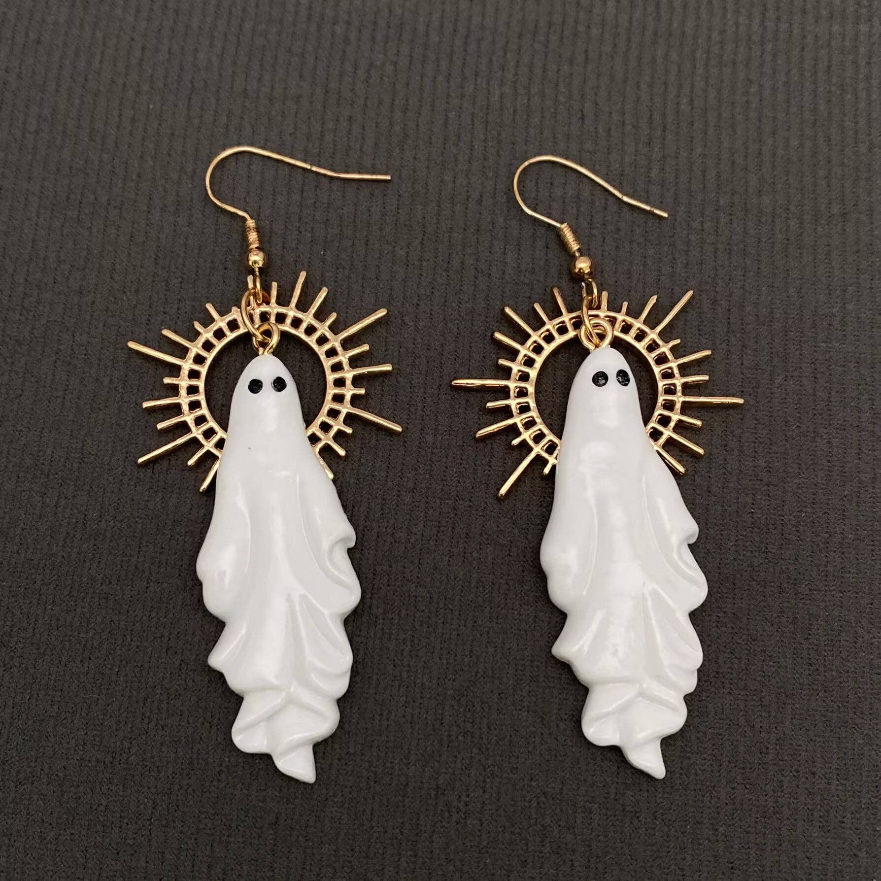 Halloween Jewelry Ghost Dangle Earrings