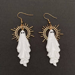 Halloween Jewelry Ghost Dangle Earrings