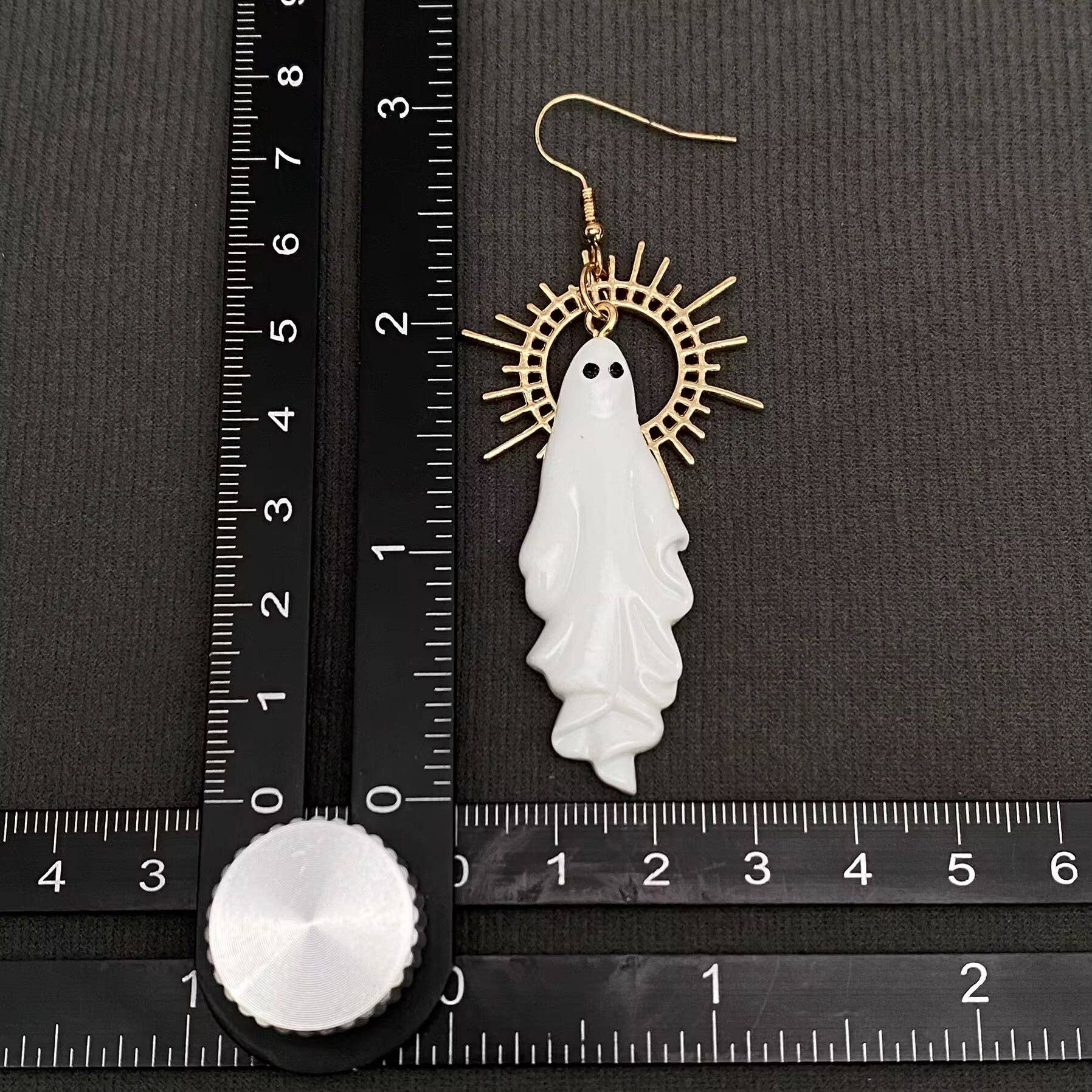 Halloween Jewelry Ghost Dangle Earrings