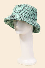 Checkered Pattern Bucket Hat