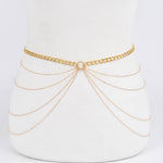 Rhinestone Chain Belt