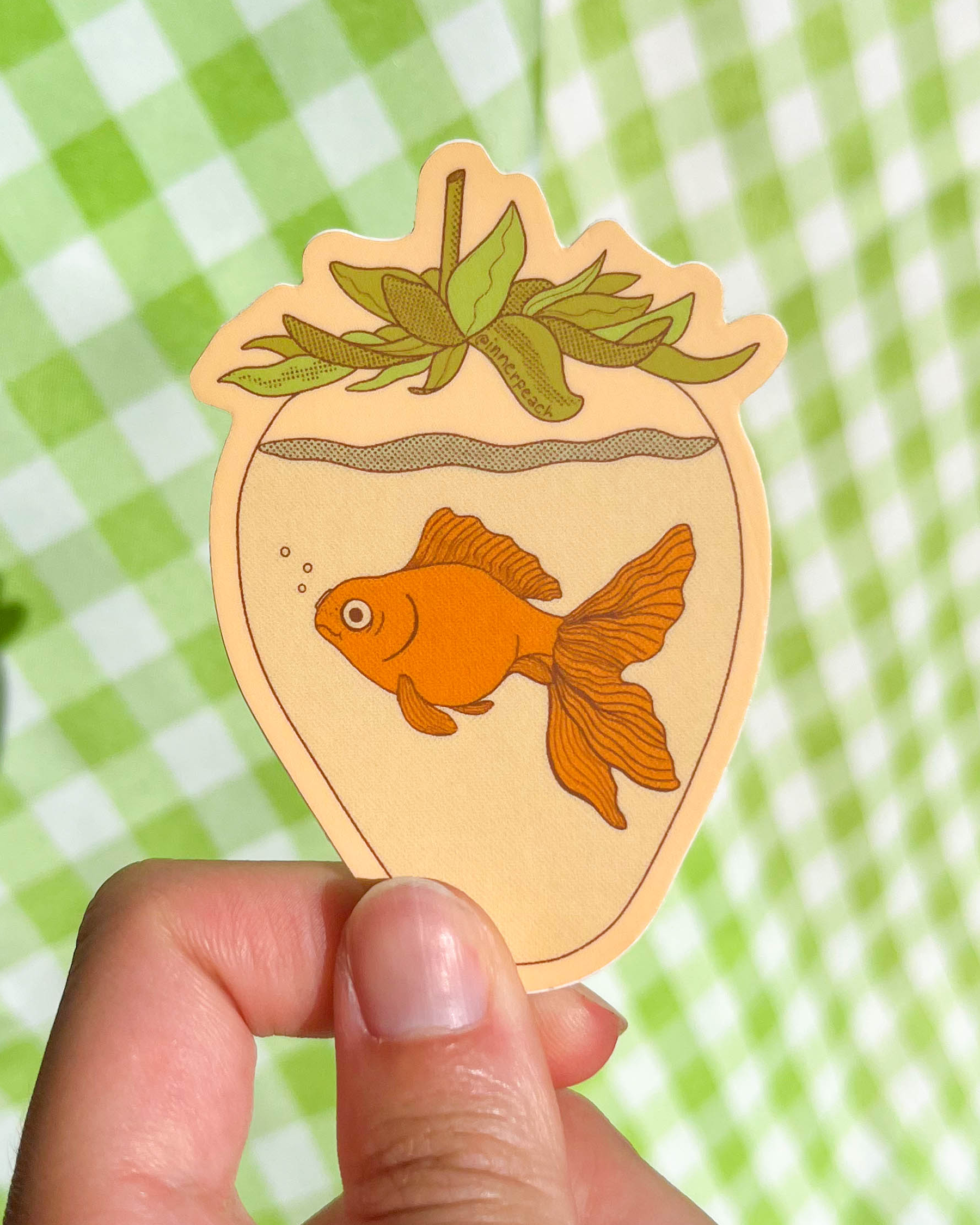 Strawberry Fish Sticker