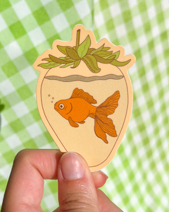 Strawberry Fish Sticker
