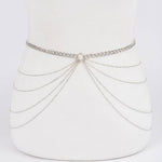 Rhinestone Chain Belt