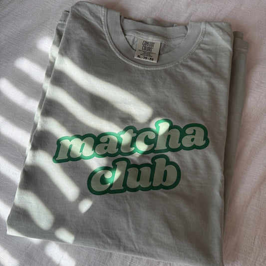 Matcha Club Homebody Oversized Trendy Graphic Tee For Women